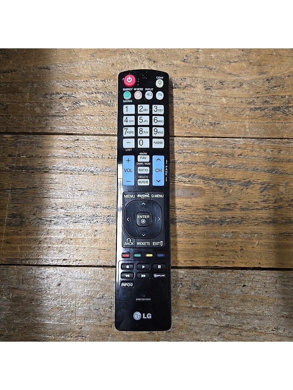 LG AKB72914003 Factory Original TV Remote 55LX6500, 60LD550, 47LD520, 26LD350